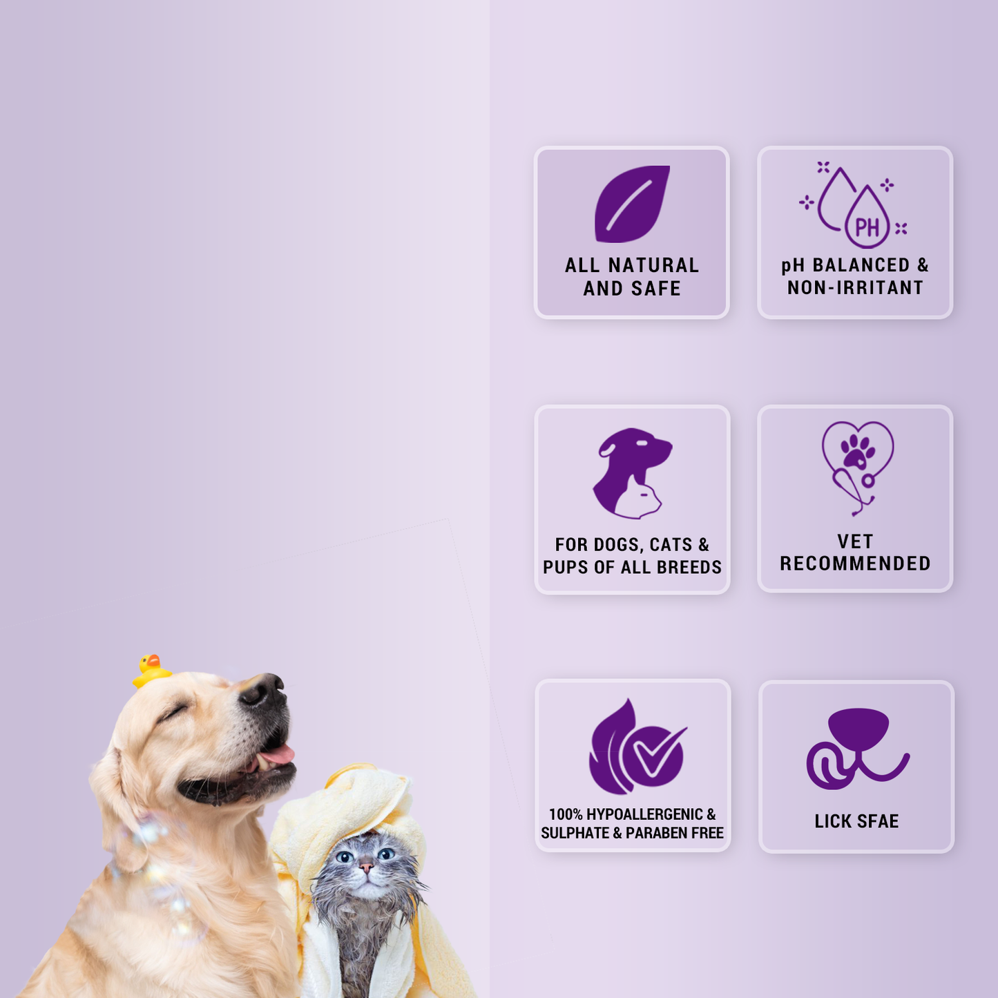 FRESH ME UP - Waterless Foam Cleanser for dogs and cats (140 ML)