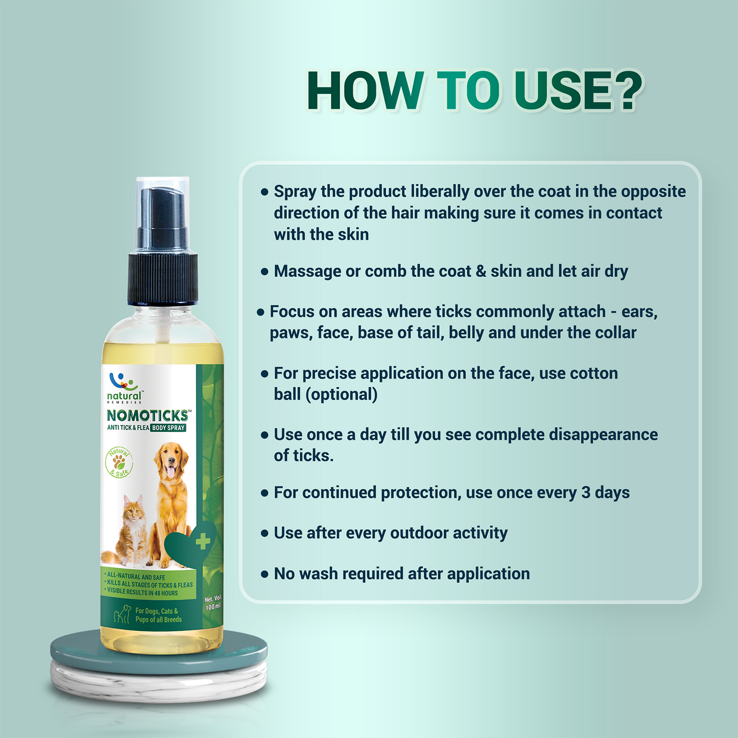 NomoTicks Body Spray (100 ML)