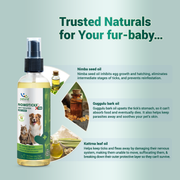 Nomoticks Extra Natural Tick and Flea Spray for Dogs & Cats | Fast-Acting Herbal Treatment for Infestations