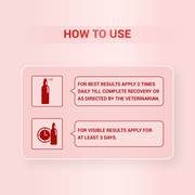 Topicure Pet Natural Wound Healing Spray for Dogs & Cats | Herbal Treatment for Cuts, Bruises, Maggot Wounds & Fungal Infections - 75ml