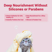 FURSHEEN Cat Shampoo | Avocado & Grape Seed Oil Nourishing Formula for Soft, Shiny Fur | Gentle & Natural Cat Grooming Shampoo