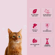 FURSHEEN Cat Shampoo | Avocado & Grape Seed Oil Nourishing Formula for Soft, Shiny Fur | Gentle & Natural Cat Grooming Shampoo