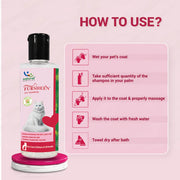 FURSHEEN Cat Shampoo | Avocado & Grape Seed Oil Nourishing Formula for Soft, Shiny Fur | Gentle & Natural Cat Grooming Shampoo